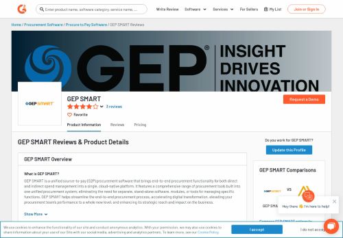 
                            13. SMART by GEP Reviews 2019 | G2 Crowd