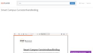 
                            12. Smart Campus Cursistenhandleiding - PDF - DocPlayer.nl