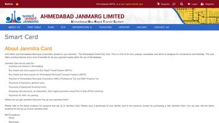 
                            4. Smart Card | Ahmedabad Janmarg Limited