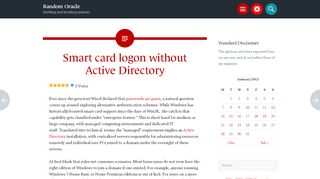 
                            11. Smart card logon without Active Directory – Random Oracle