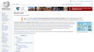 
                            11. Smart card - Wikipedia