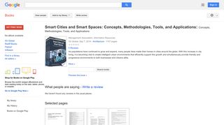 
                            13. Smart Cities and Smart Spaces: Concepts, Methodologies, Tools, and ...