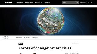 
                            11. Smart city overview | Deloitte Insights