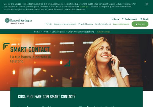 
                            7. Smart contact: servizio di contatto diretto con la ... - Banco di Sardegna