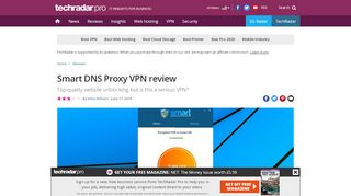
                            6. Smart DNS Proxy VPN review | TechRadar