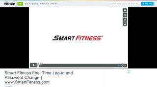 
                            5. Smart Fitness First Time Log-in and Password Change | www ... - Vimeo