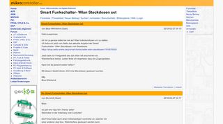 
                            1. Smart Funkschalter- Wlan Steckdosen set - Mikrocontroller.net