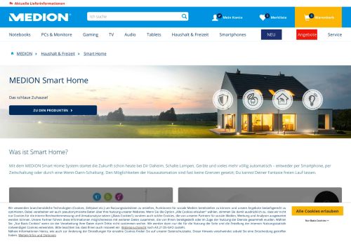 
                            1. Smart Home | MEDION Online Shop