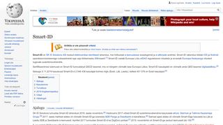 
                            10. Smart-ID - Vikipeedia, vaba entsüklopeedia