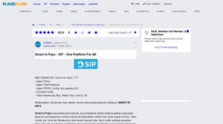 
                            8. Smart In Pays - SIP - One Platform For All | KASKUS