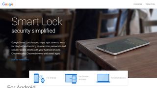 
                            3. Smart Lock - Google