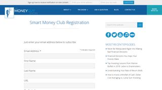 
                            6. Smart Money Club Registration - The Money Guy Show