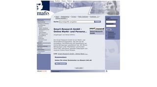 
                            5. Smart-Research GmbH - Online Markt- und Personalforschung - Mafo.at