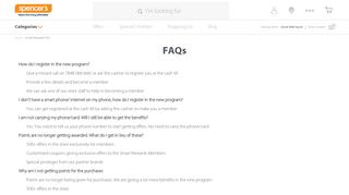 
                            5. Smart Rewards FAQ - Spencers