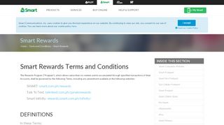 
                            12. Smart Rewards | Terms and Conditions - Smart Communications