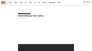 
                            9. Smart Selangor Free Tuition | TV Selangor