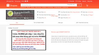 
                            4. SMART SHOP VN, Cửa hàng trực tuyến | Shopee Việt Nam
