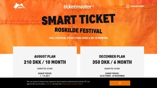 
                            8. Smart Ticket - Roskilde Festival