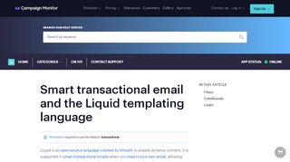 
                            11. Smart transactional email and the Liquid templating language ...