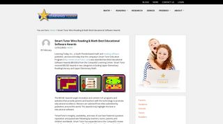 
                            8. Smart Tutor Wins Reading & Math Best Educational Software Awards ...