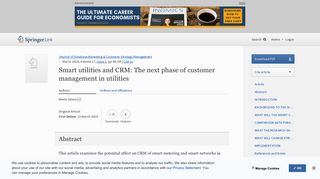 
                            7. Smart utilities and CRM: The next phase of customer management in ...