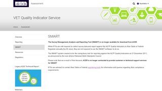 
                            8. SMART - VET Quality Indicator Service - ACER