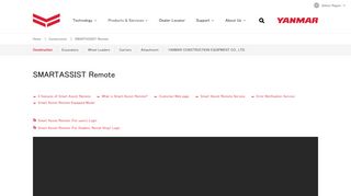 
                            8. SMARTASSIST Remote｜Construction｜YANMAR