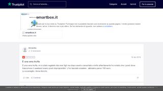 
                            11. Smartbox | Leggi le recensioni dei servizi di smartbox.it - Trustpilot