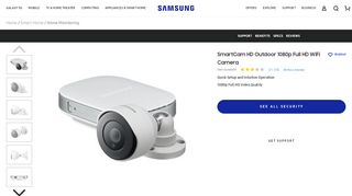 
                            4. SmartCam HD Outdoor 1080p Full HD WiFi Camera ... - Samsung