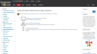 
                            7. Smartcard-based secure logon solutions - in stock at Smartcard Focus