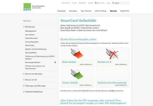 
                            5. SmartCard-Selbsthilfe - Datev