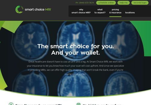 
                            12. SmartChoice MRI | Pricing