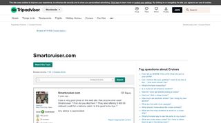 
                            11. Smartcruiser.com - Cruises Message Board - TripAdvisor