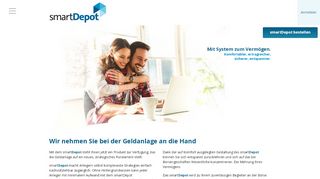 
                            2. smartDepot.de Mit System zum Vermögen
