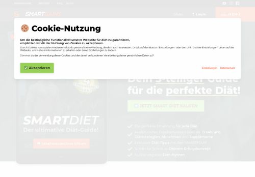 
                            11. SMARTDIET – Dein ultimativer Diätguide! – SMARTGAINS.de