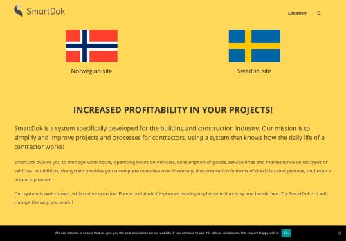 
                            2. SmartDok - INCREASED PROFITABILITY IN YOUR PROJECTS