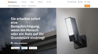 
                            3. Smarte Außenkamera | Netatmo