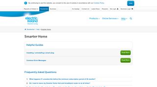 
                            12. Smarter Home | Electric Ireland Help