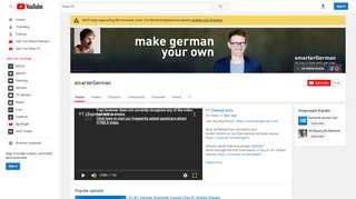 
                            4. smarterGerman - YouTube