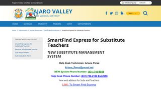 
                            11. SmartFind Express for Substitute Teachers