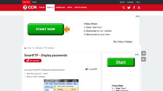 
                            5. SmartFTP - Display passwords - Ccm.net
