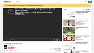 
                            9. SMARTHUB Quick Start video - YouTube