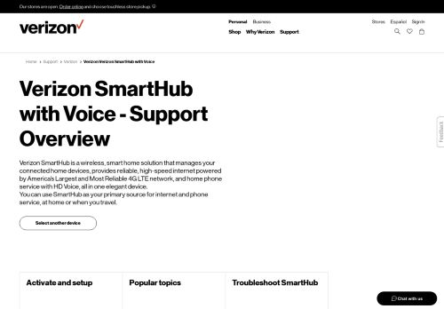 
                            7. SmartHub with Voice - Verizon Home App - Returning User Sign-in ...