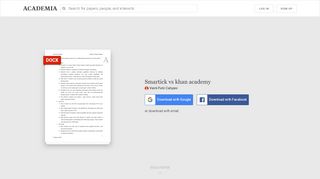 
                            11. Smartick vs khan academy | Venti Putri Cahyani - Academia.edu