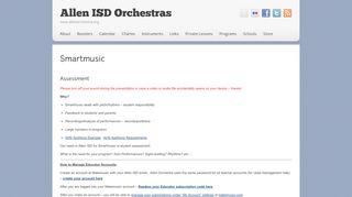 
                            5. Smartmusic | Allen ISD Orchestras