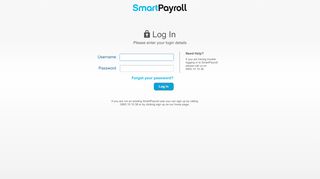 
                            3. SmartPayroll - Log In
