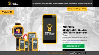 
                            2. Smartphone-App für Fluke-Messgeräte | Fluke Connect® | Mehr erfahren