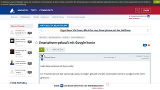 
                            5. Smartphone gekauft mit Google konto | AndroidPIT Forum