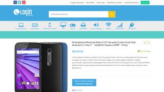 
                            10. Smartphone Motorola Moto G (3ª Geração) Colors ... - Login Informática