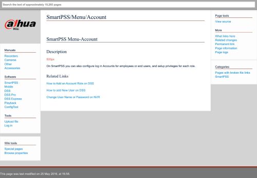 
                            1. SmartPSS/Menu/Account - Dahua Wiki